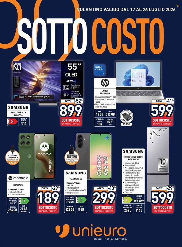 Volantino Unieuro - 17/7/2026 - 26/7/2026.
