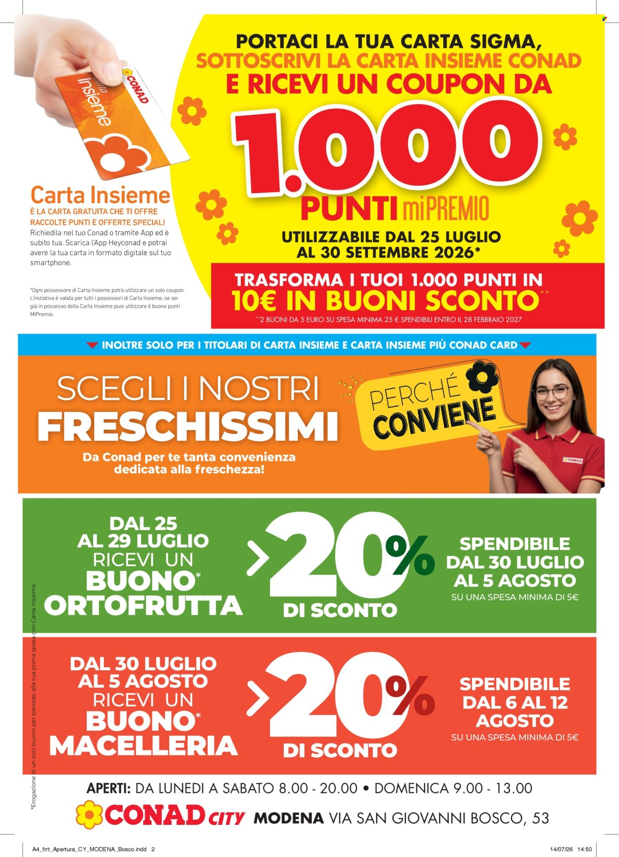 Volantino Conad - 25/7/2026 - 12/8/2026. Pagina 2