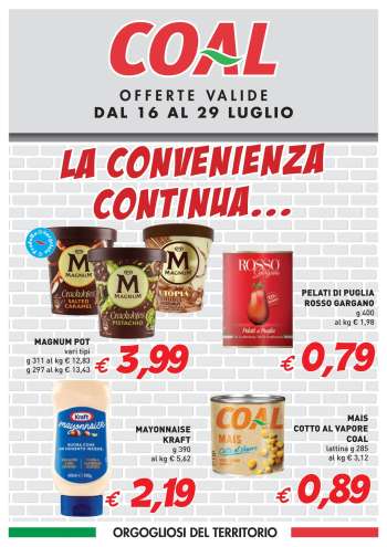 Volantino COAL - 16/7/2026 - 29/7/2026.
