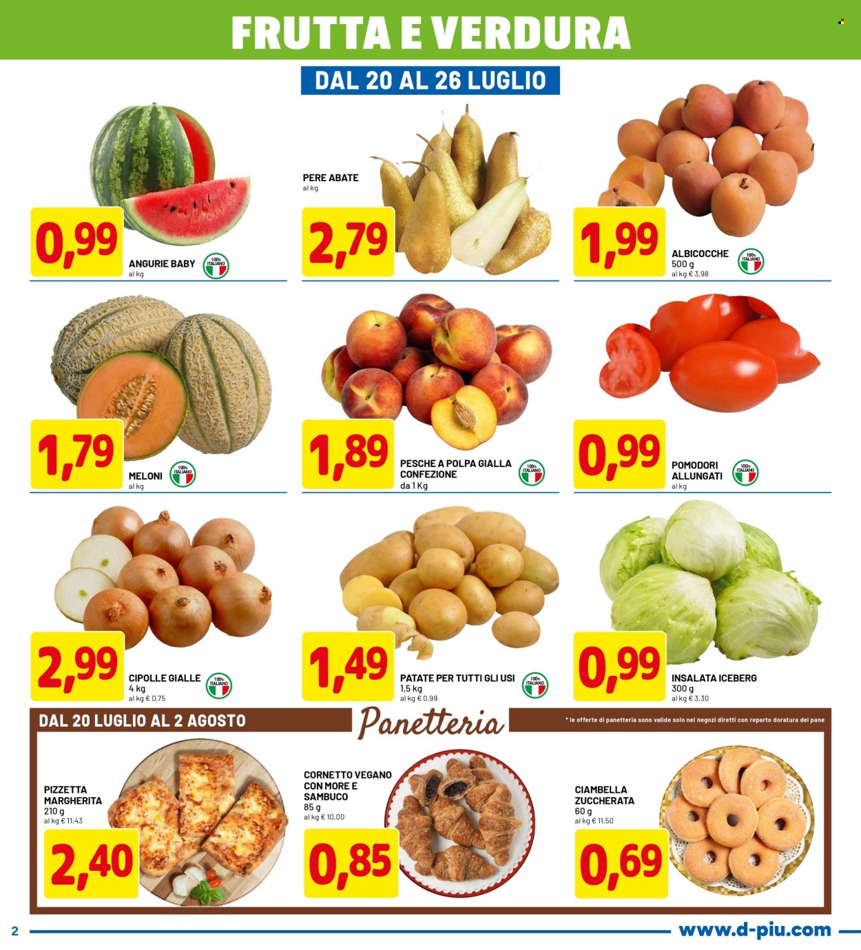 Volantino Dpiù - 20/7/2026 - 2/8/2026. Pagina 2