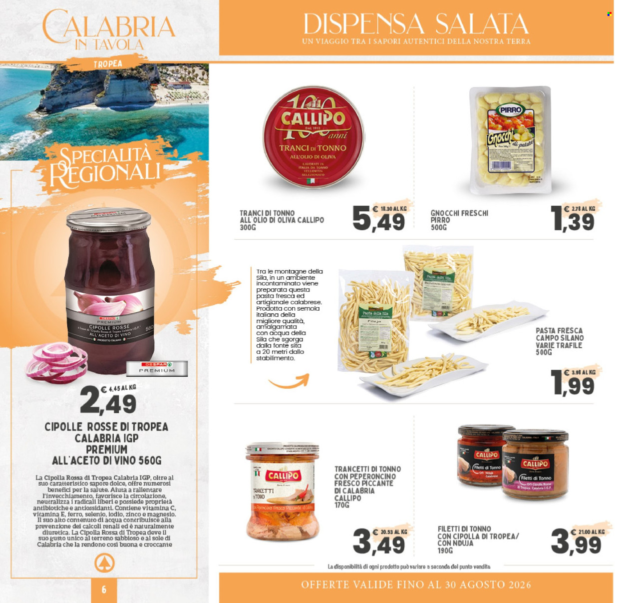 Leták Eurospar - 9.7.2026 - 30.8.2026. Strana 6