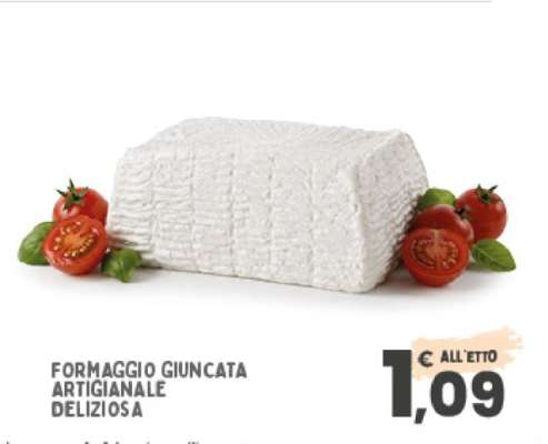 FORMAGGIO GIUNCATA ARTIGIANALE DELIZIOSA