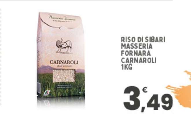 RISO DI SIBARI MASSERIA FORNARA CARNAROLI 1KG