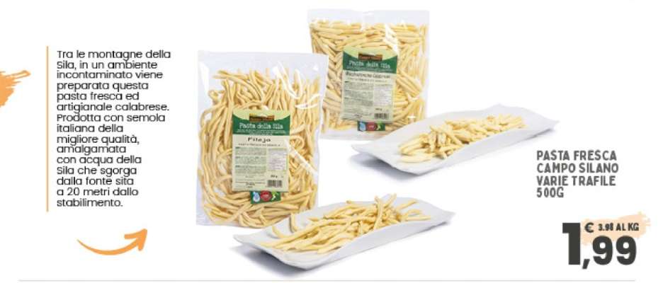 PASTA FRESCA CAMPO SILANO VARIE TRAFILE 500G