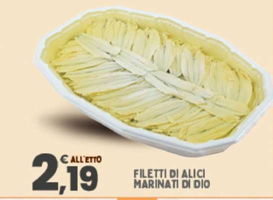 FILETTI DI ALICI MARINATI DI DIO
