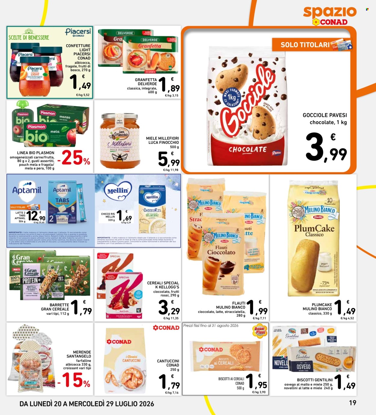 Volantino Spazio Conad - 20/7/2026 - 29/7/2026. Pagina 19