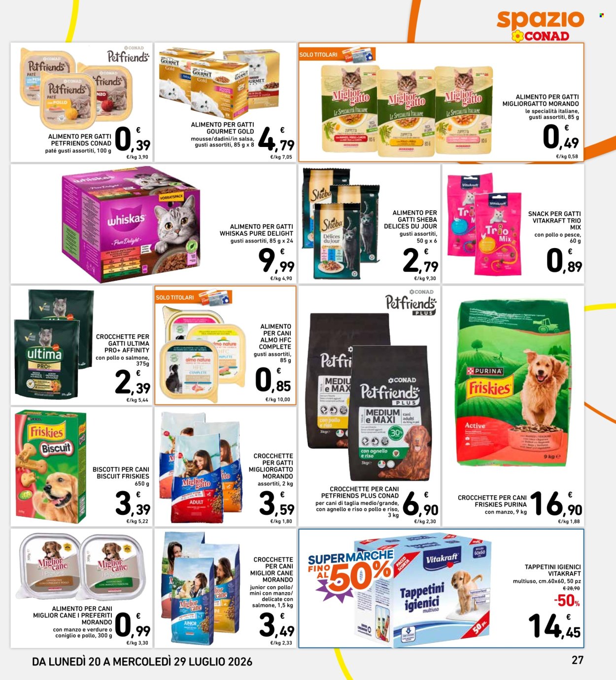 Volantino Spazio Conad - 20/7/2026 - 29/7/2026. Pagina 27