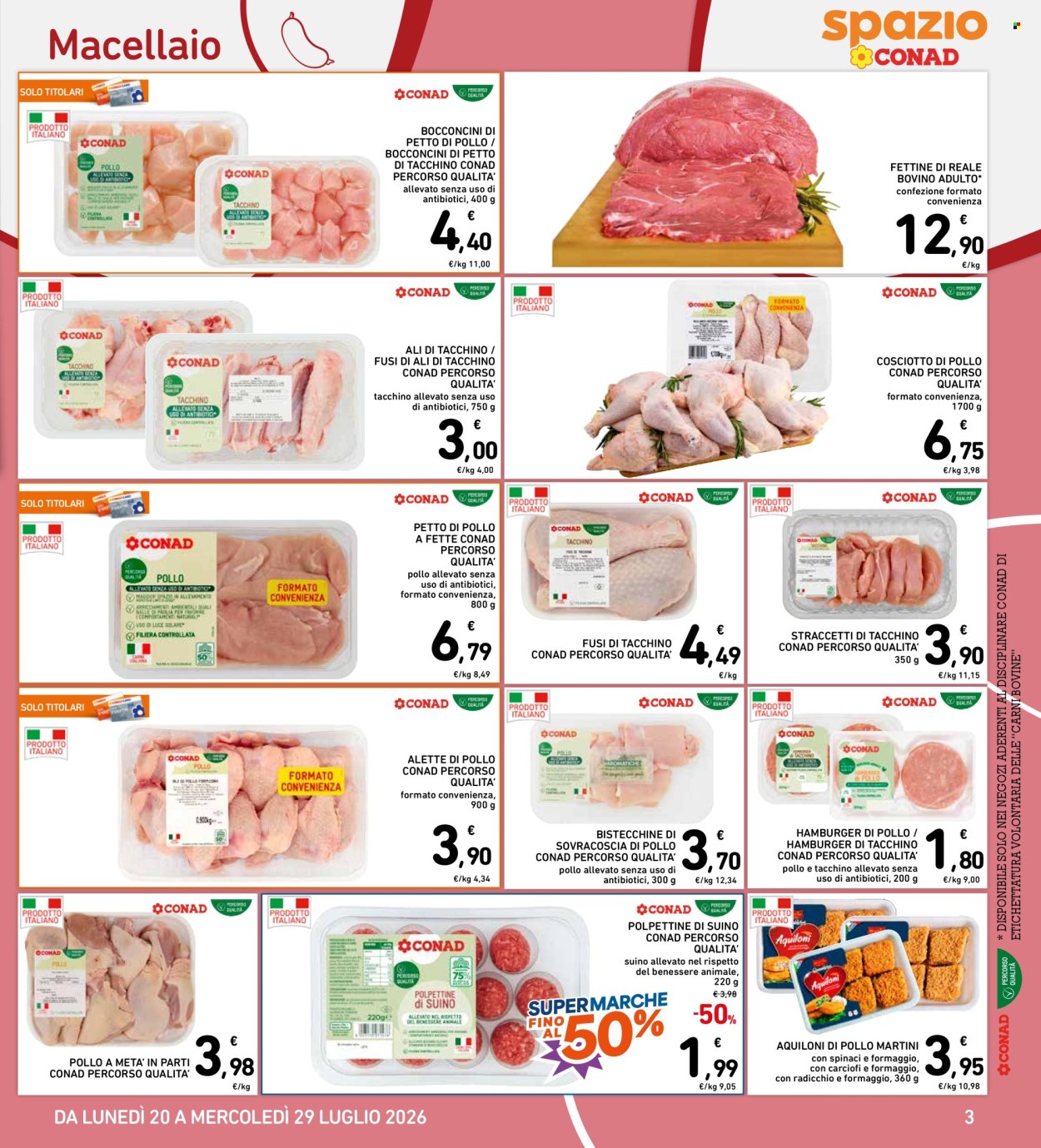Volantino Spazio Conad - 20/7/2026 - 29/7/2026. Pagina 3