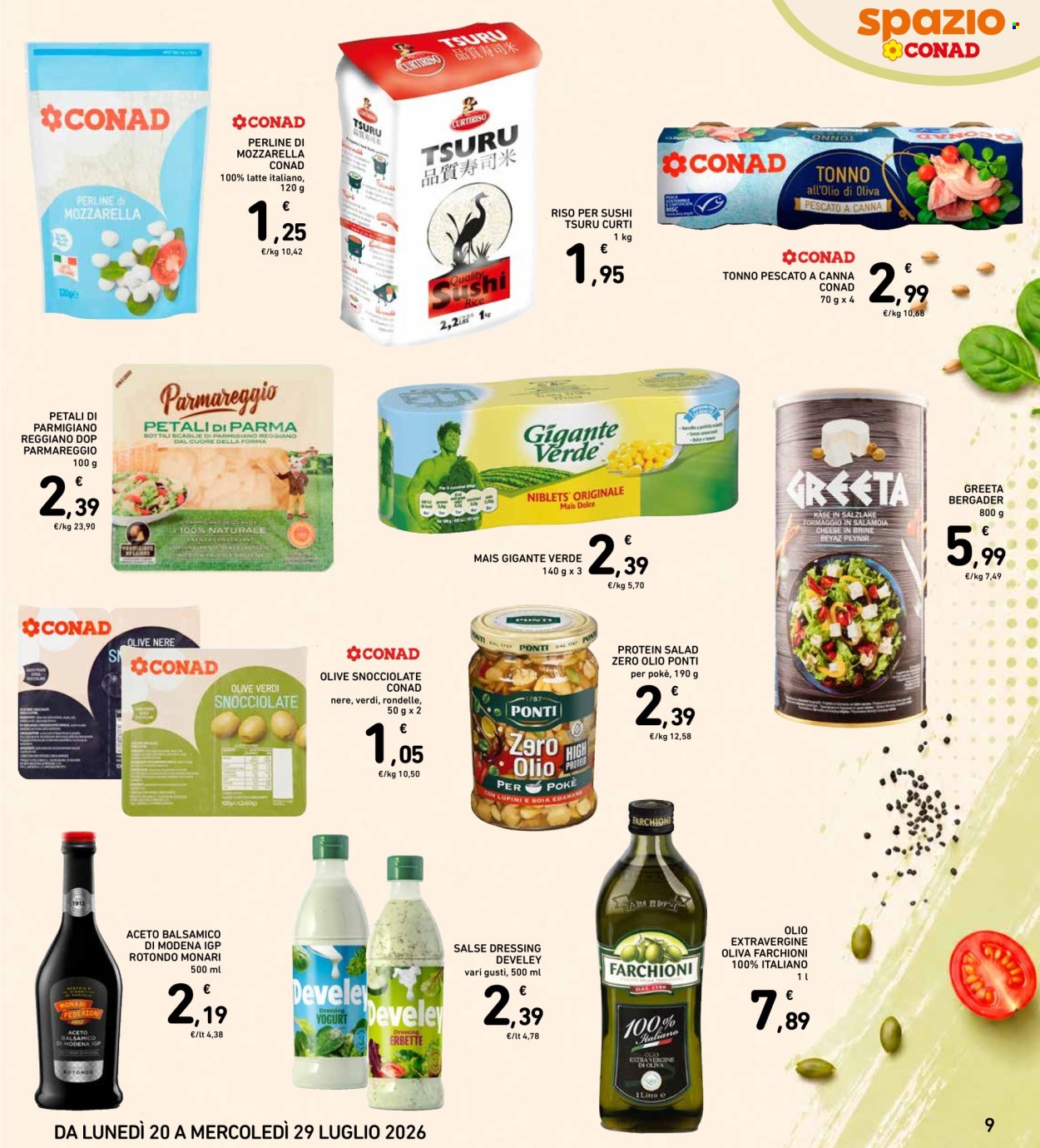 Volantino Spazio Conad - 20/7/2026 - 29/7/2026. Pagina 9
