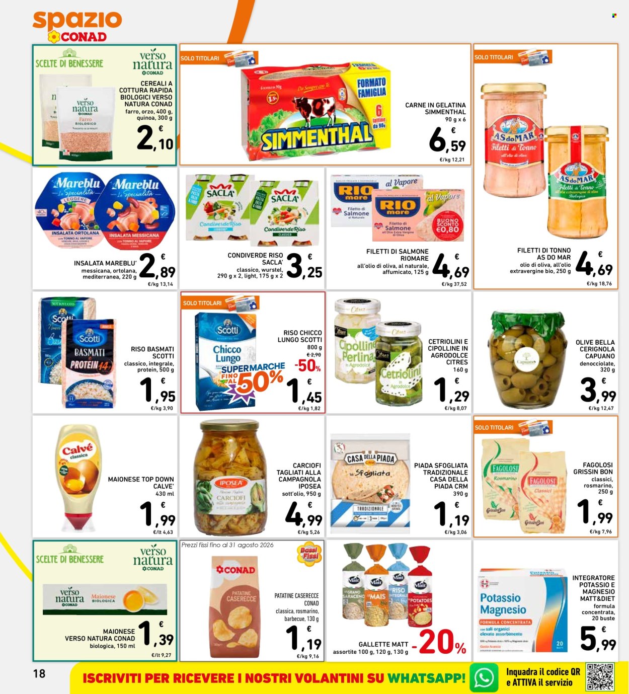 Volantino Spazio Conad - 20/7/2026 - 29/7/2026. Pagina 18