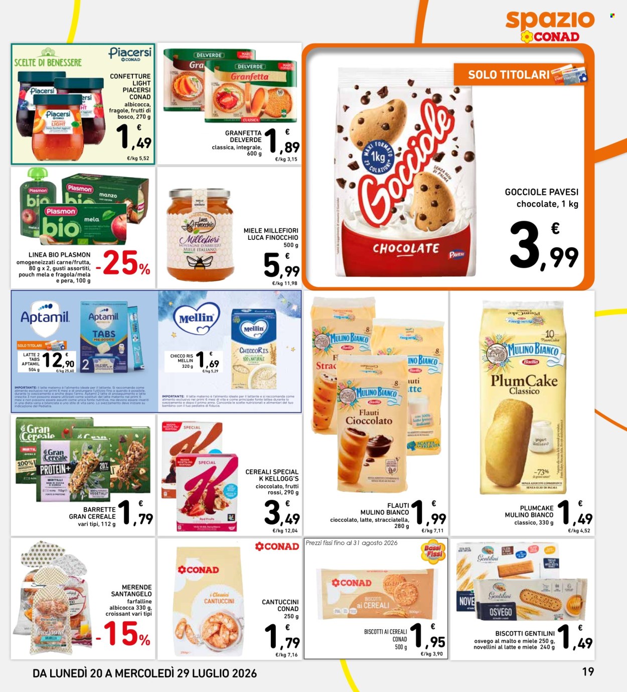 Volantino Spazio Conad - 20/7/2026 - 29/7/2026. Pagina 19