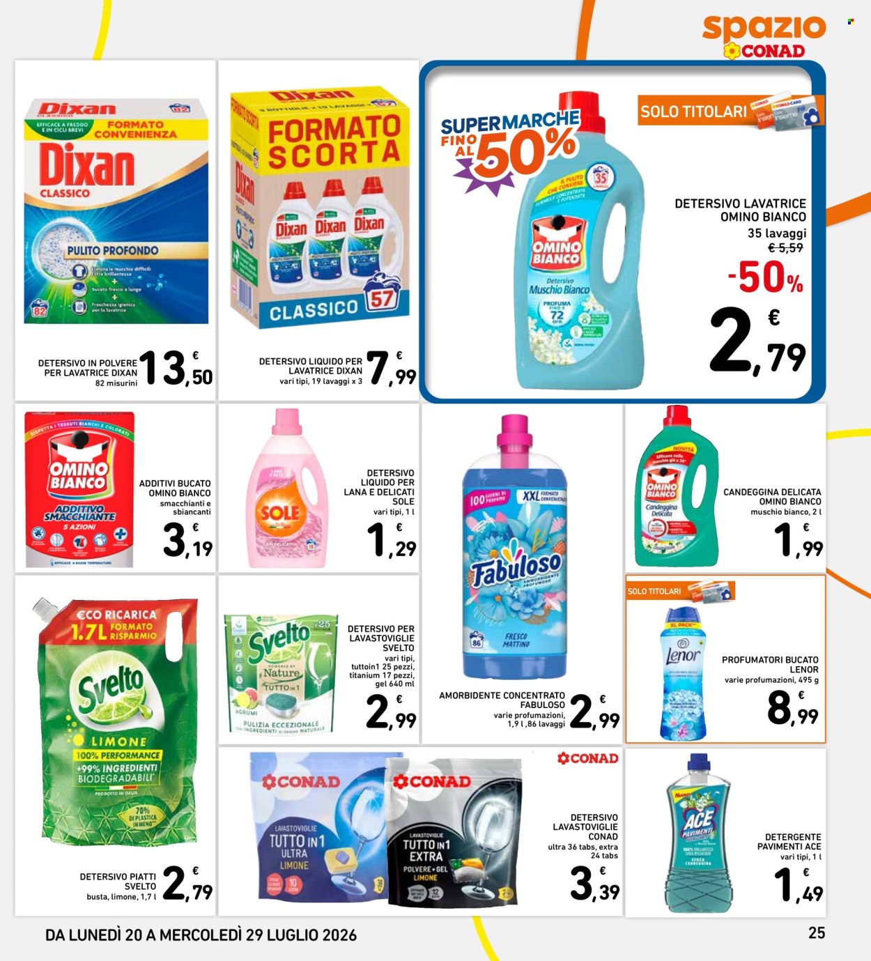 Volantino Spazio Conad - 20/7/2026 - 29/7/2026. Pagina 25