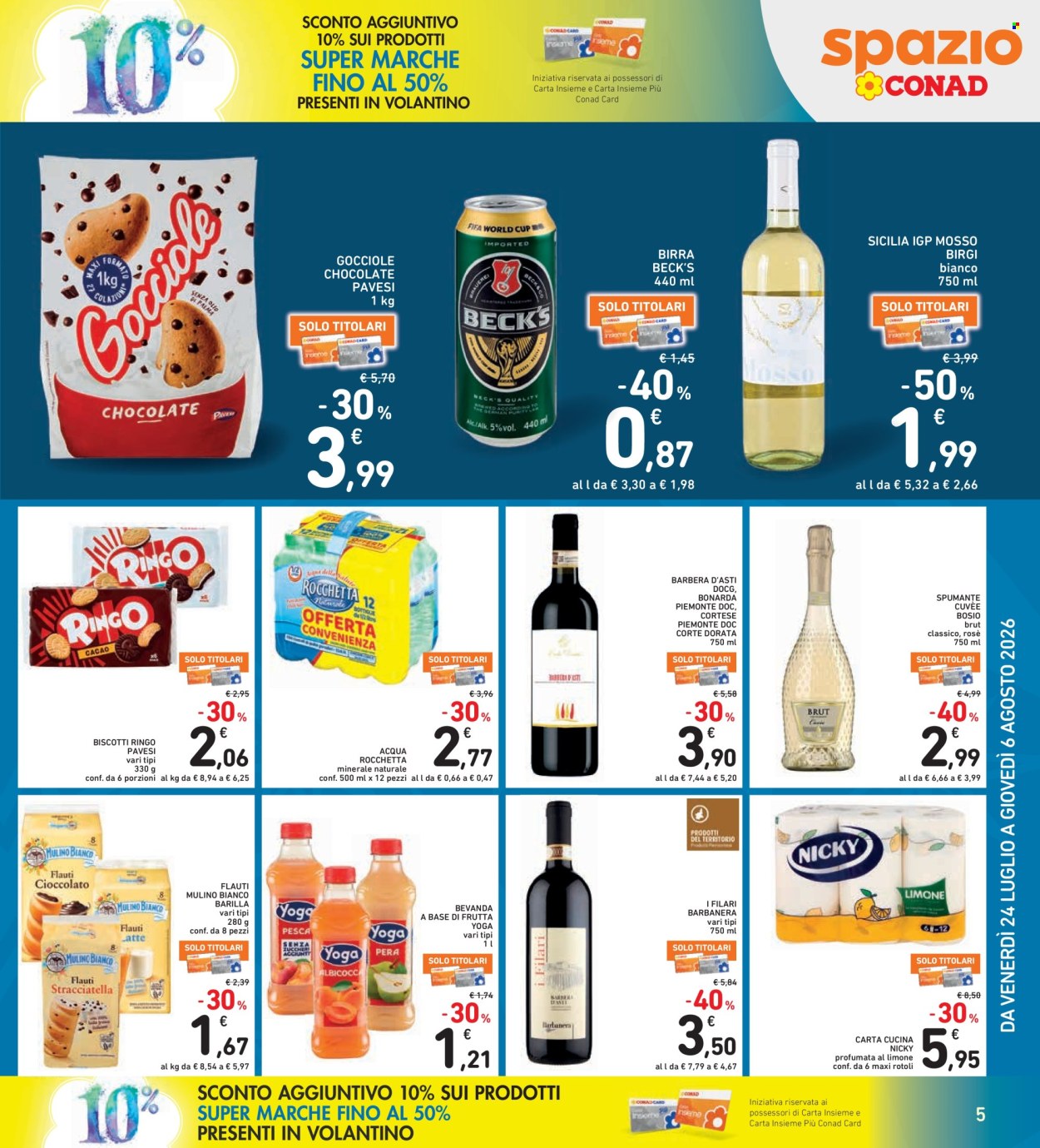 Volantino Spazio Conad - 24/7/2026 - 6/8/2026. Pagina 5