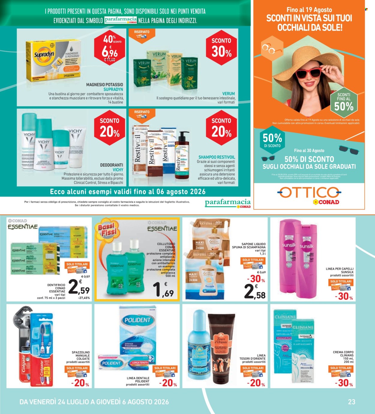 Volantino Spazio Conad - 24/7/2026 - 6/8/2026. Pagina 23