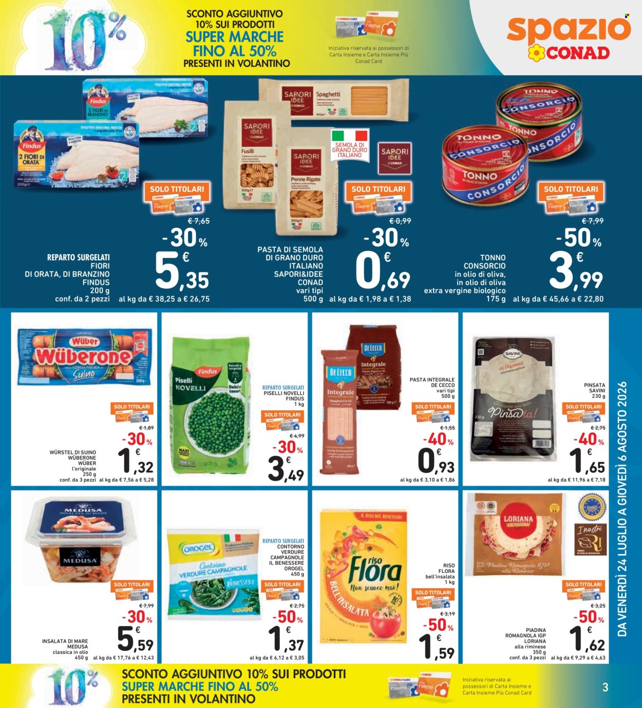Volantino Spazio Conad - 24/7/2026 - 6/8/2026. Pagina 3