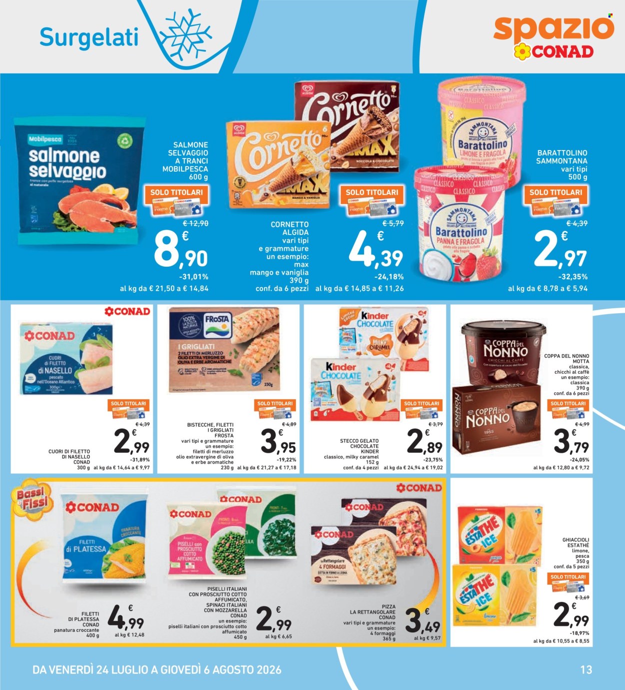 Volantino Spazio Conad - 24/7/2026 - 6/8/2026. Pagina 13