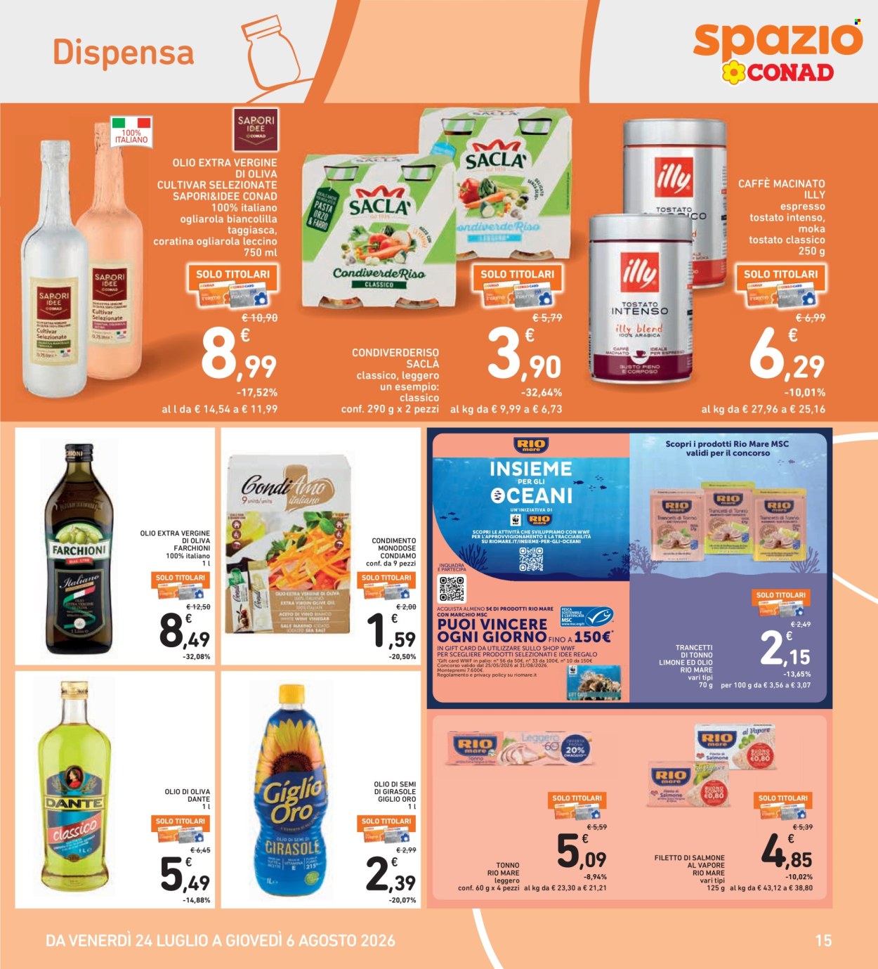 Volantino Spazio Conad - 24/7/2026 - 6/8/2026. Pagina 15