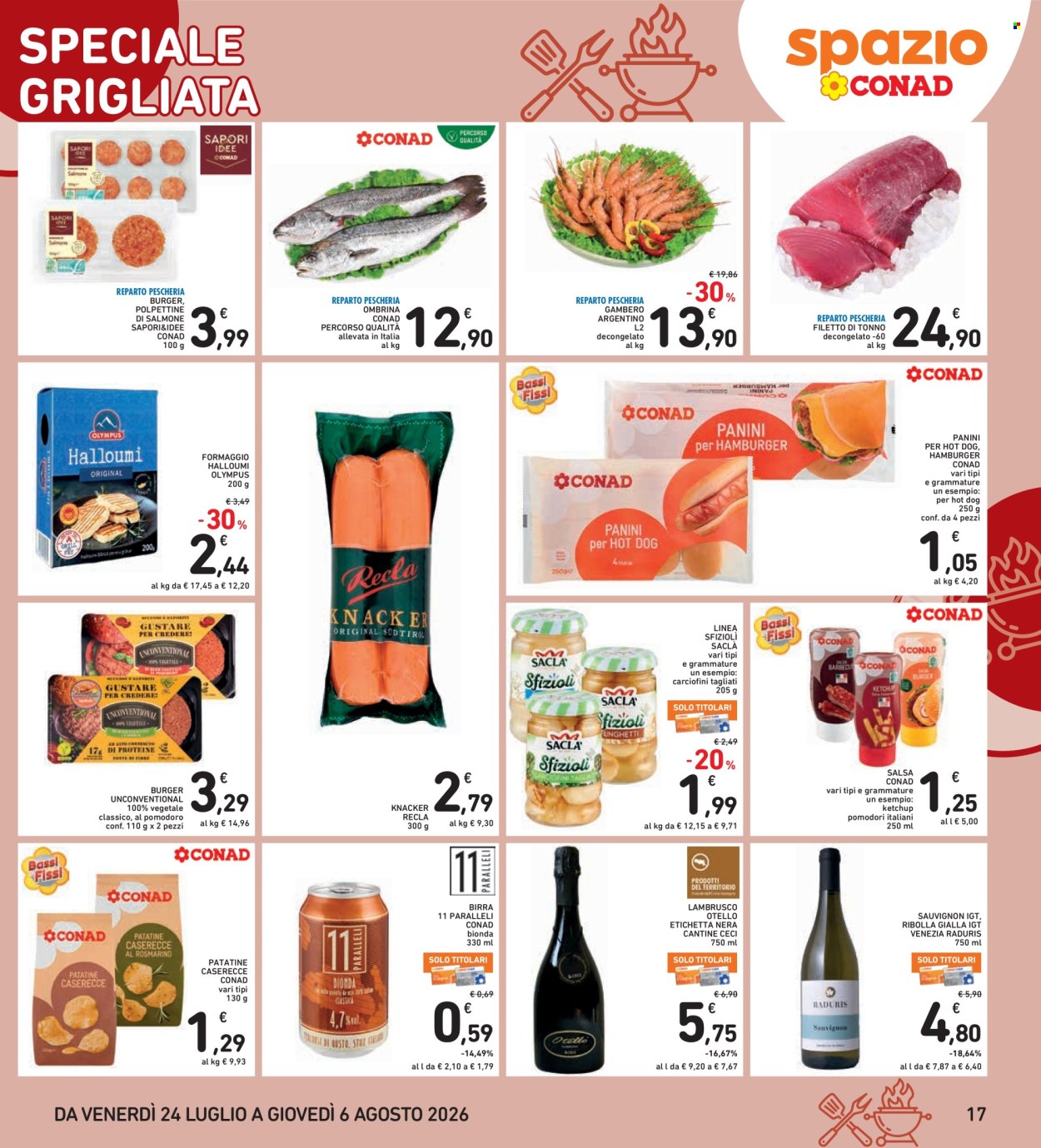 Volantino Spazio Conad - 24/7/2026 - 6/8/2026. Pagina 17