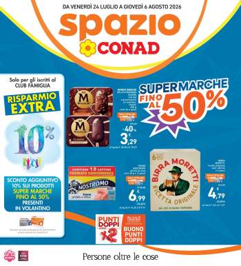 Volantino Spazio Conad - 24/7/2026 - 6/8/2026.