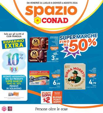 Volantino Spazio Conad - 24/7/2026 - 6/8/2026.