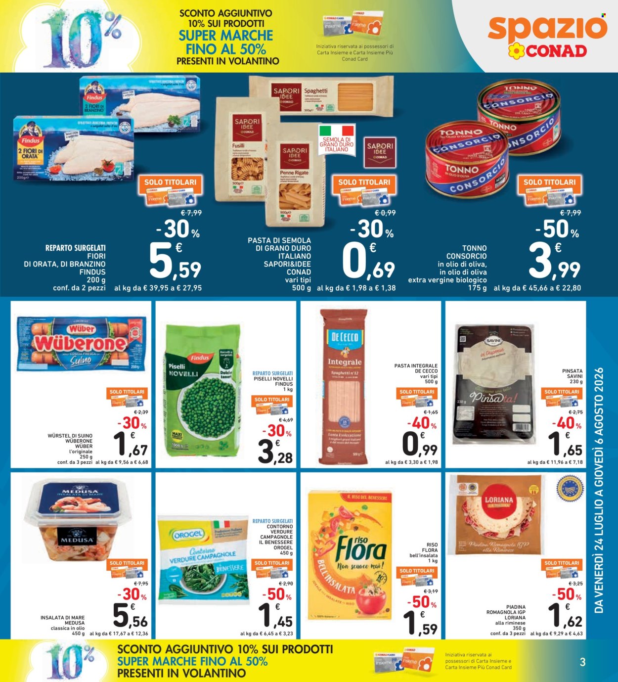 Volantino Spazio Conad - 24/7/2026 - 6/8/2026. Pagina 3