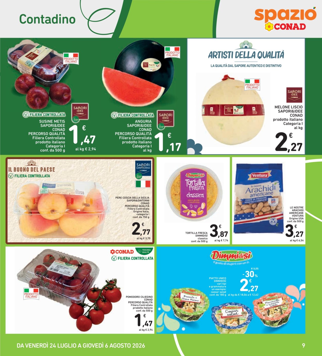 Volantino Spazio Conad - 24/7/2026 - 6/8/2026. Pagina 9