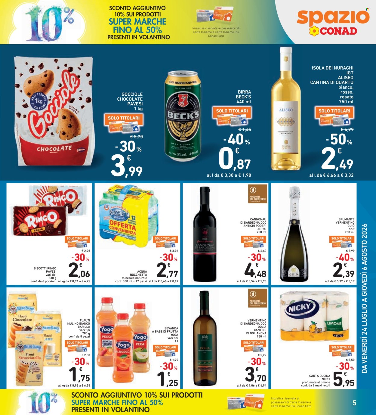 Volantino Spazio Conad - 24/7/2026 - 6/8/2026. Pagina 5