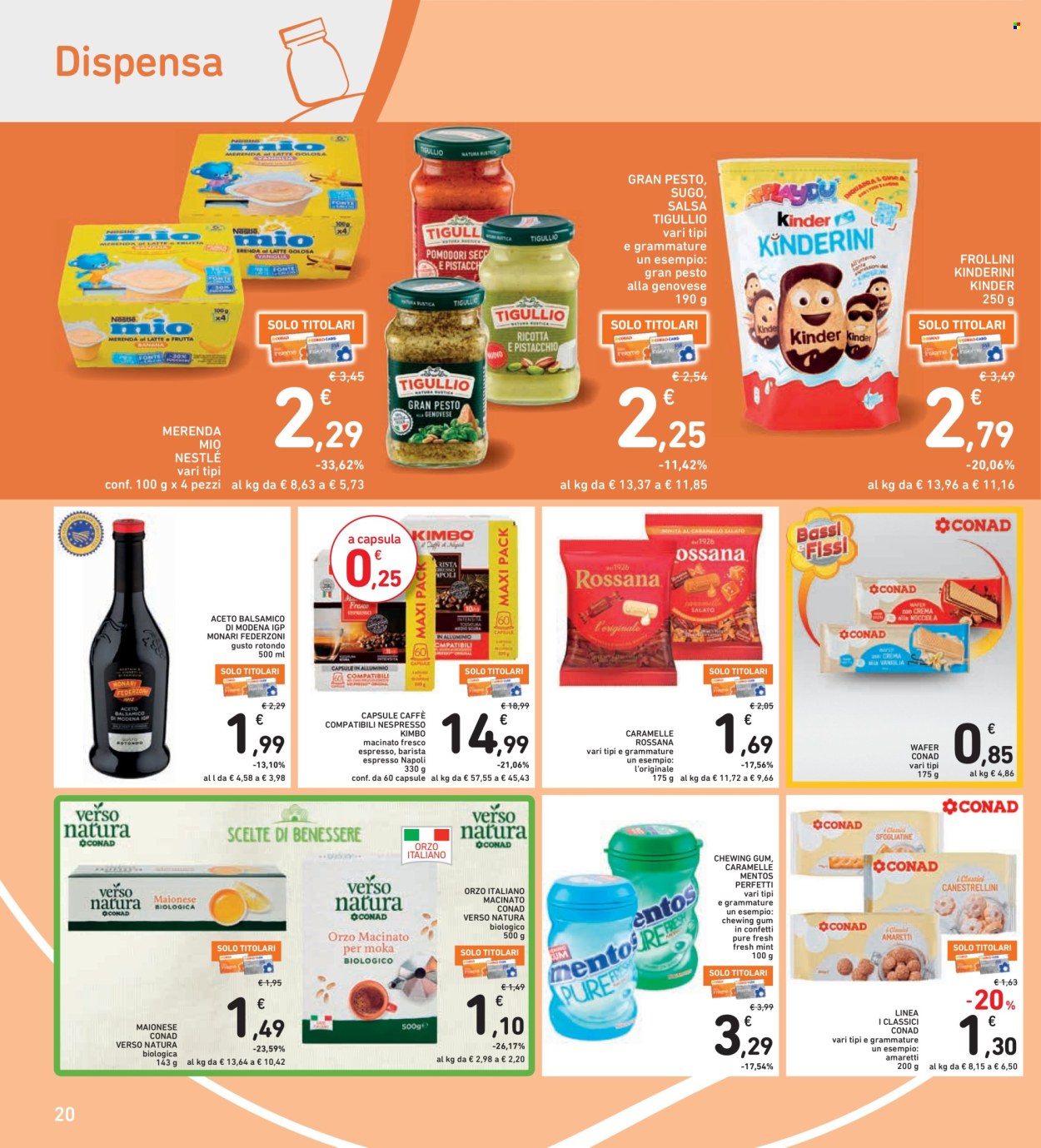 Volantino Spazio Conad - 24/7/2026 - 6/8/2026. Pagina 20