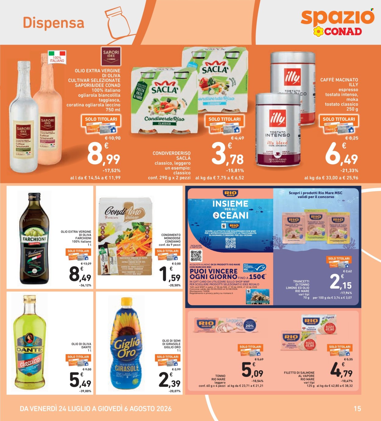 Volantino Spazio Conad - 24/7/2026 - 6/8/2026. Pagina 15