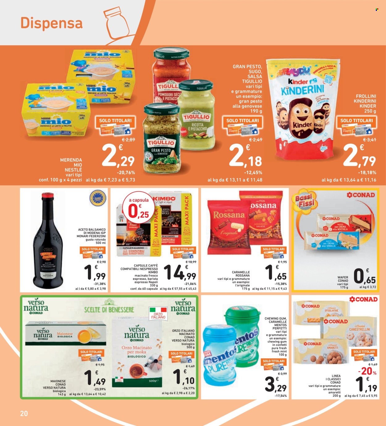 Volantino Spazio Conad - 24/7/2026 - 6/8/2026. Pagina 20