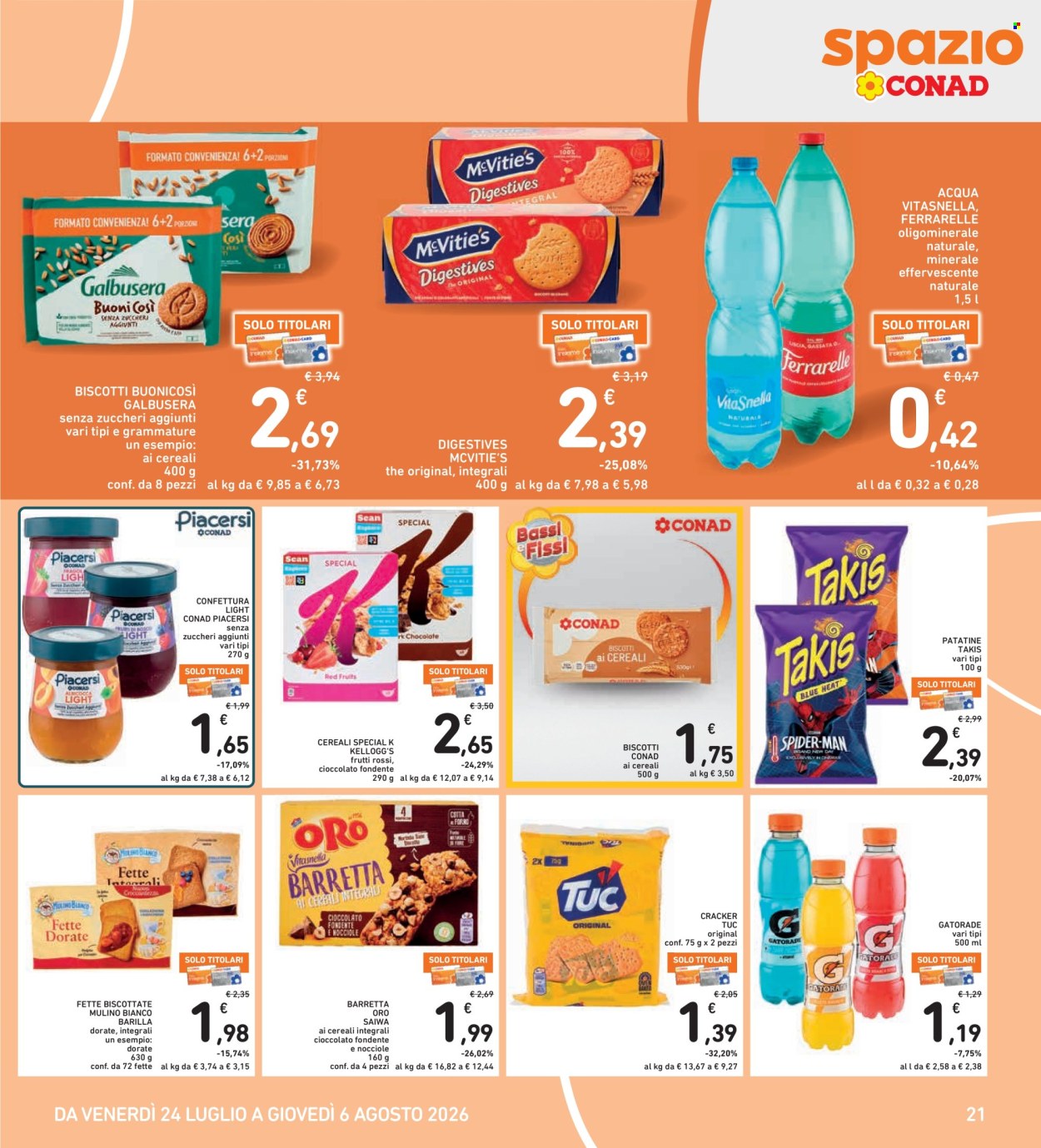 Volantino Spazio Conad - 24/7/2026 - 6/8/2026. Pagina 21