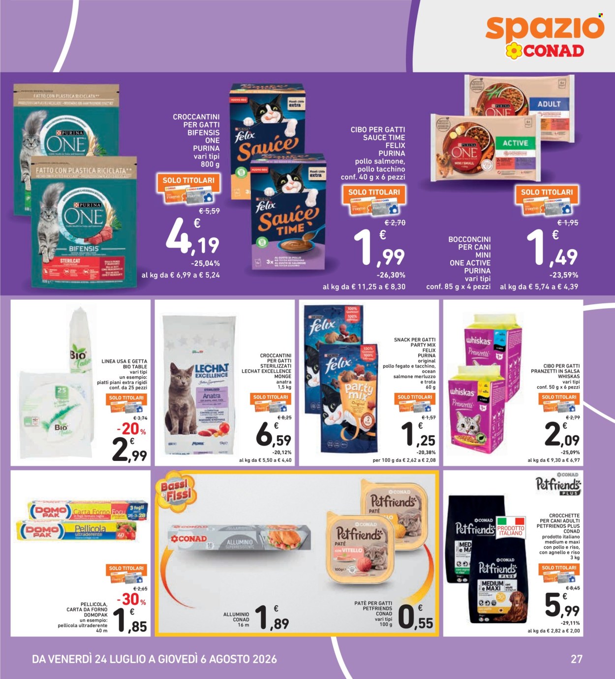 Volantino Spazio Conad - 24/7/2026 - 6/8/2026. Pagina 27