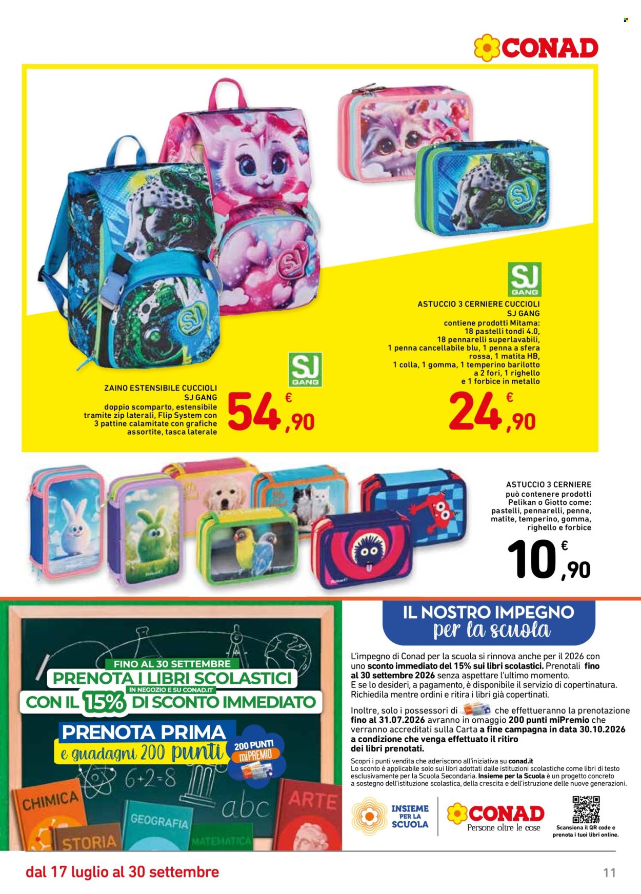 Leták Conad - 17.7.2026 - 30.9.2026. Strana 11
