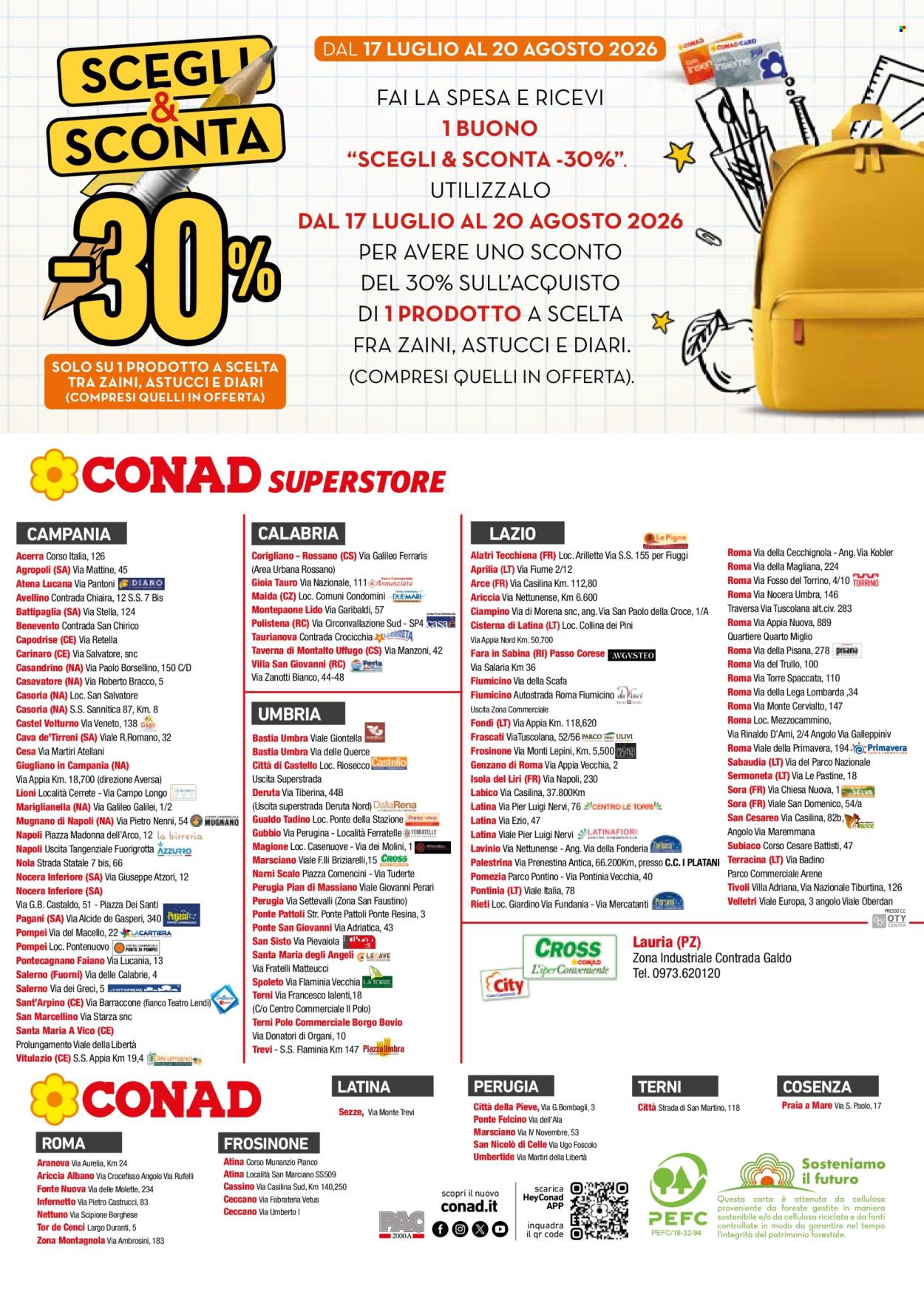 Leták Conad - 17.7.2026 - 30.9.2026. Strana 12