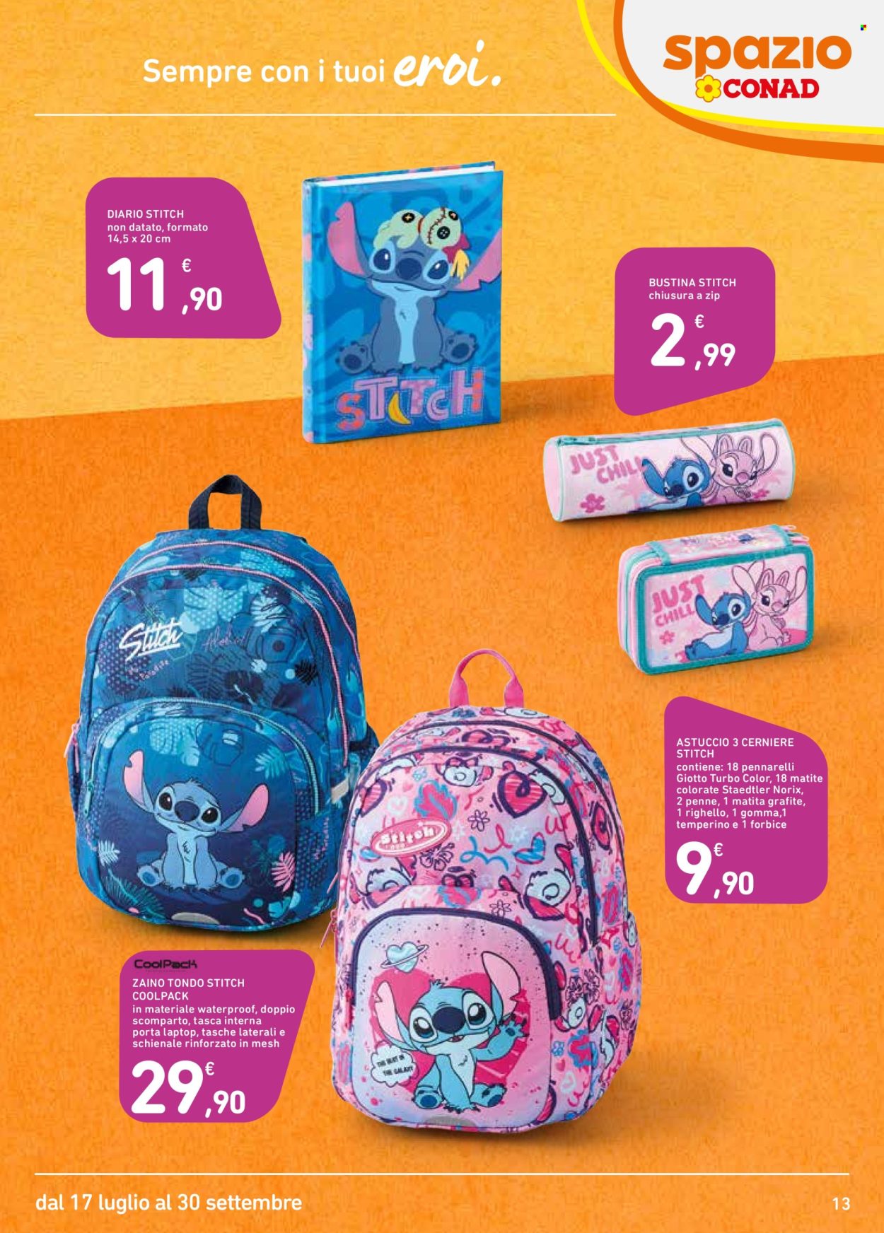 Leták Spazio Conad - 17.7.2026 - 30.9.2026. Strana 13