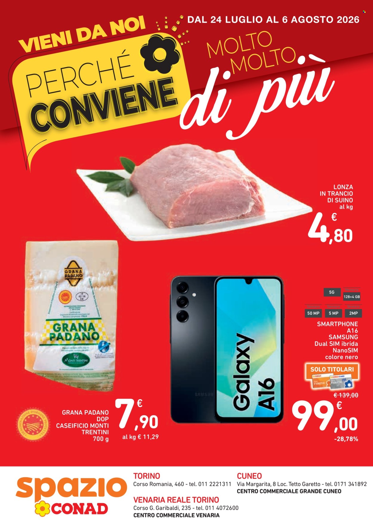 Volantino Spazio Conad - 24/7/2026 - 6/8/2026. Pagina 1