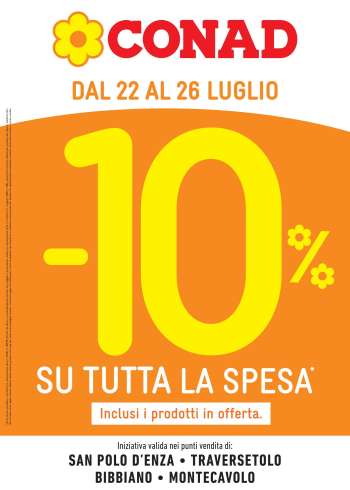 Volantino Conad - 22/7/2026 - 26/7/2026.
