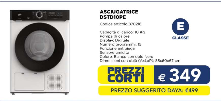 ASCIUGATRICE DST10PE