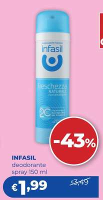 INFASIL DEODORANTE SPRAY 150 ml