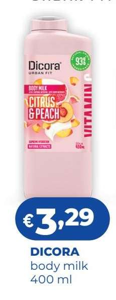 DICORA body milk 400 ml