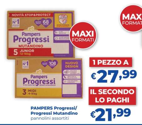 PAMPERS Progressi Progressi Mutandino