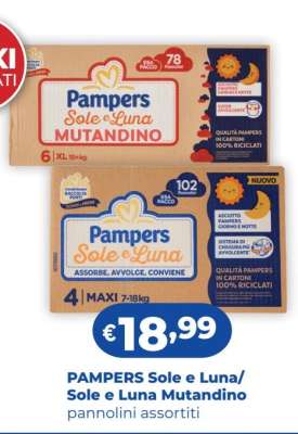 PAMPERS Sole e Luna/Sole e Luna Mutandino