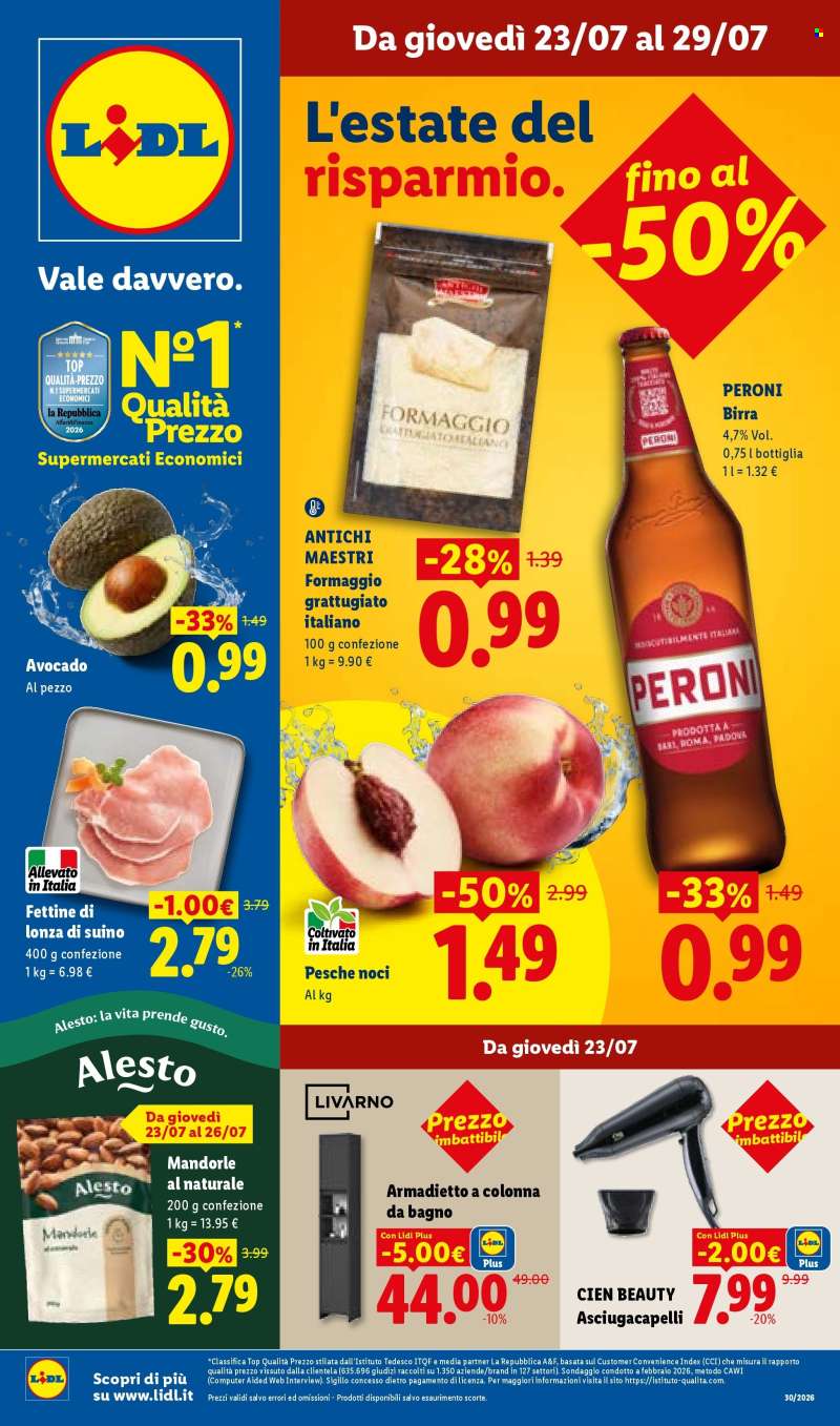 Volantino Lidl - 23/7/2026 - 29/7/2026.
