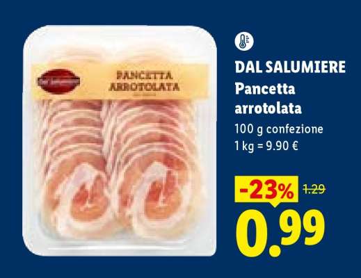 DAL SALUMIERE Pancetta arrotolata
