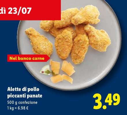 Alette di pollo piccanti panate