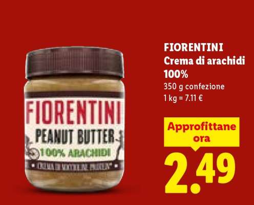 Fiorentini Crema di arachidi 100%