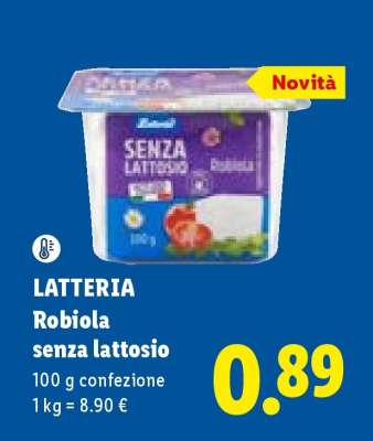 LATTERIA Robiola senza lattosio