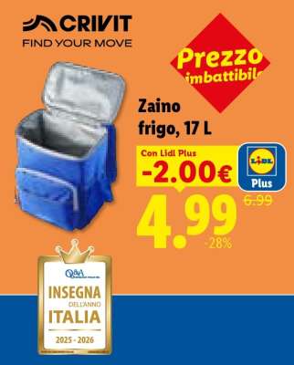 Zaino frigo, 17 L