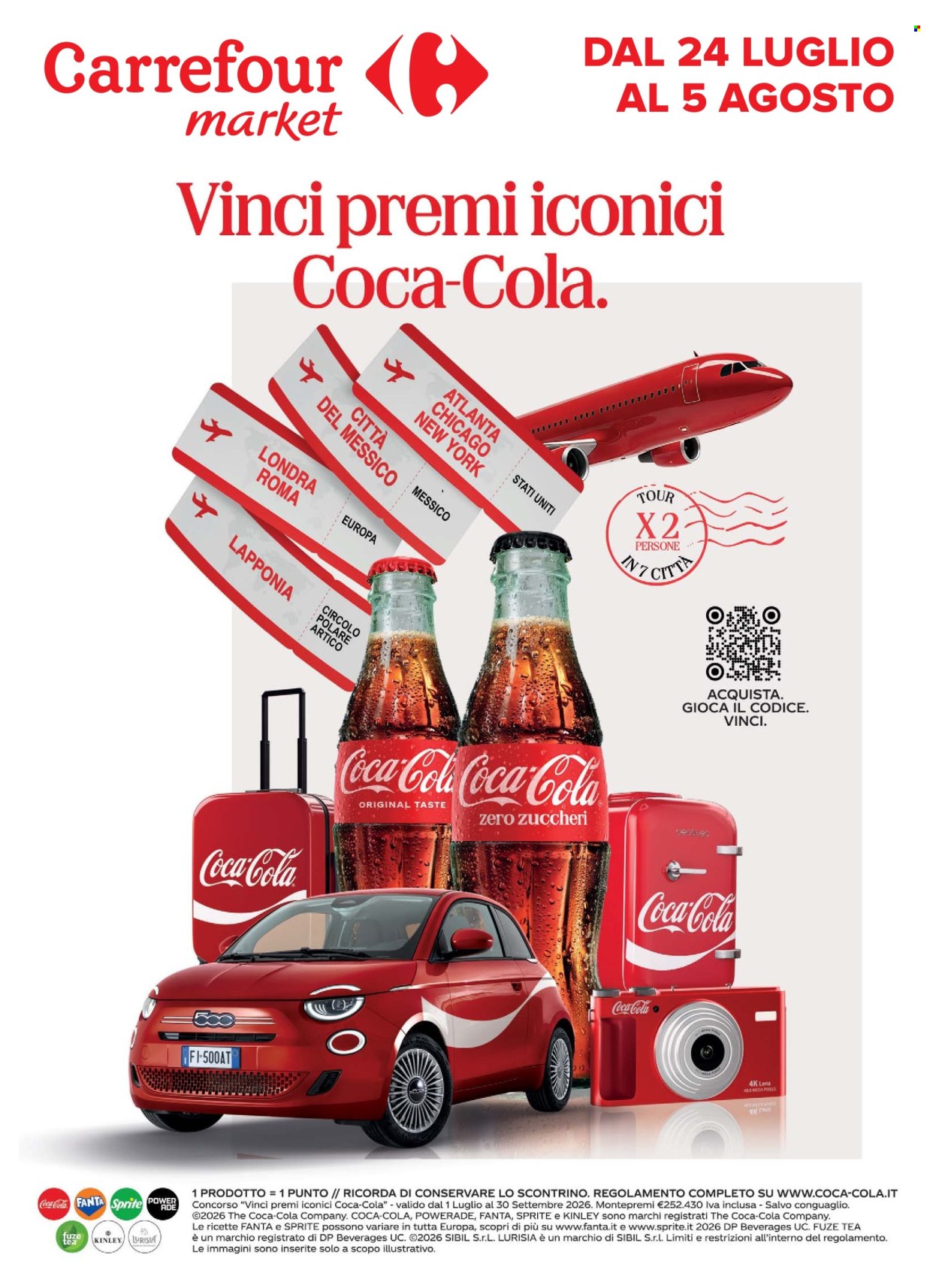 Volantino Carrefour - 24/7/2026 - 5/8/2026. Pagina 1