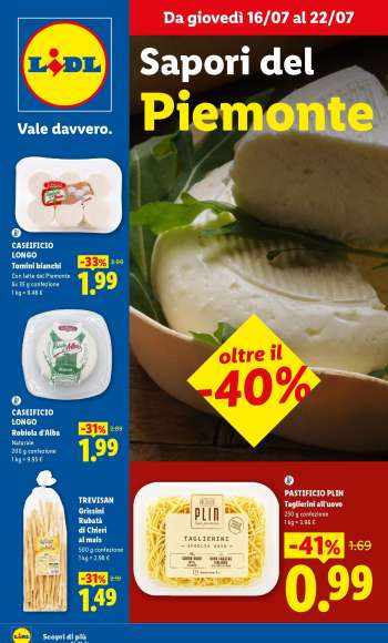 Volantino Lidl - 16/7/2026 - 22/7/2026.